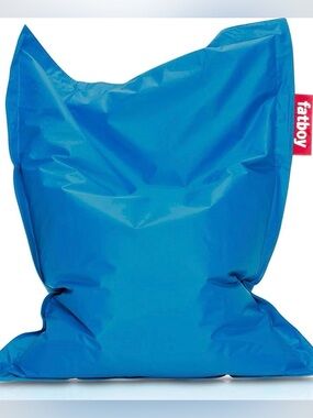 Original Fatboy Slim Bean Bag Chair Beanbag NIB New Petrol Blue